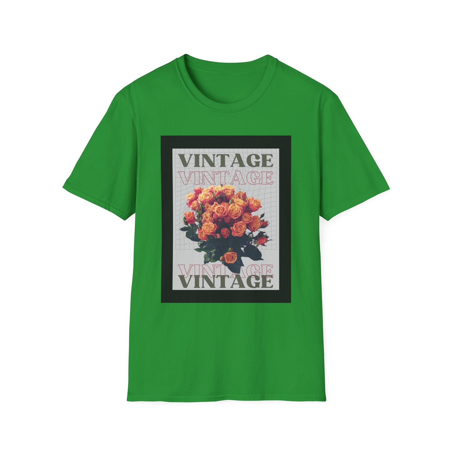 Vintage Floral Graphic Unisex T-Shirt, Retro Tee, Casual Wear, Gift for Her, Vintage Aesthetic, Flower Print Shirt