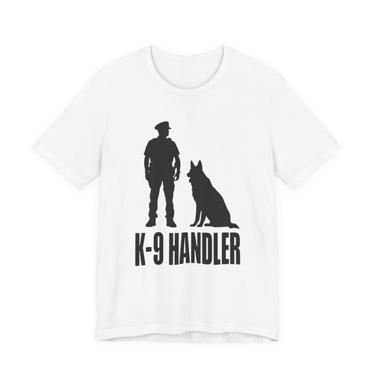 K9 Handler Unisex Tee, Dog Lover Gift, Pet Handler Shirt, Animal Advocate Apparel, Canine Enthusiast Top, Training Gear