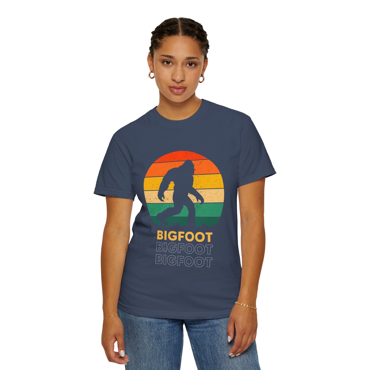 Retro Bigfoot Unisex T-Shirt, Vintage Sasquatch Tee, Nature Lover Gift, Outdoor Adventure Apparel, Cool Summer Shirt