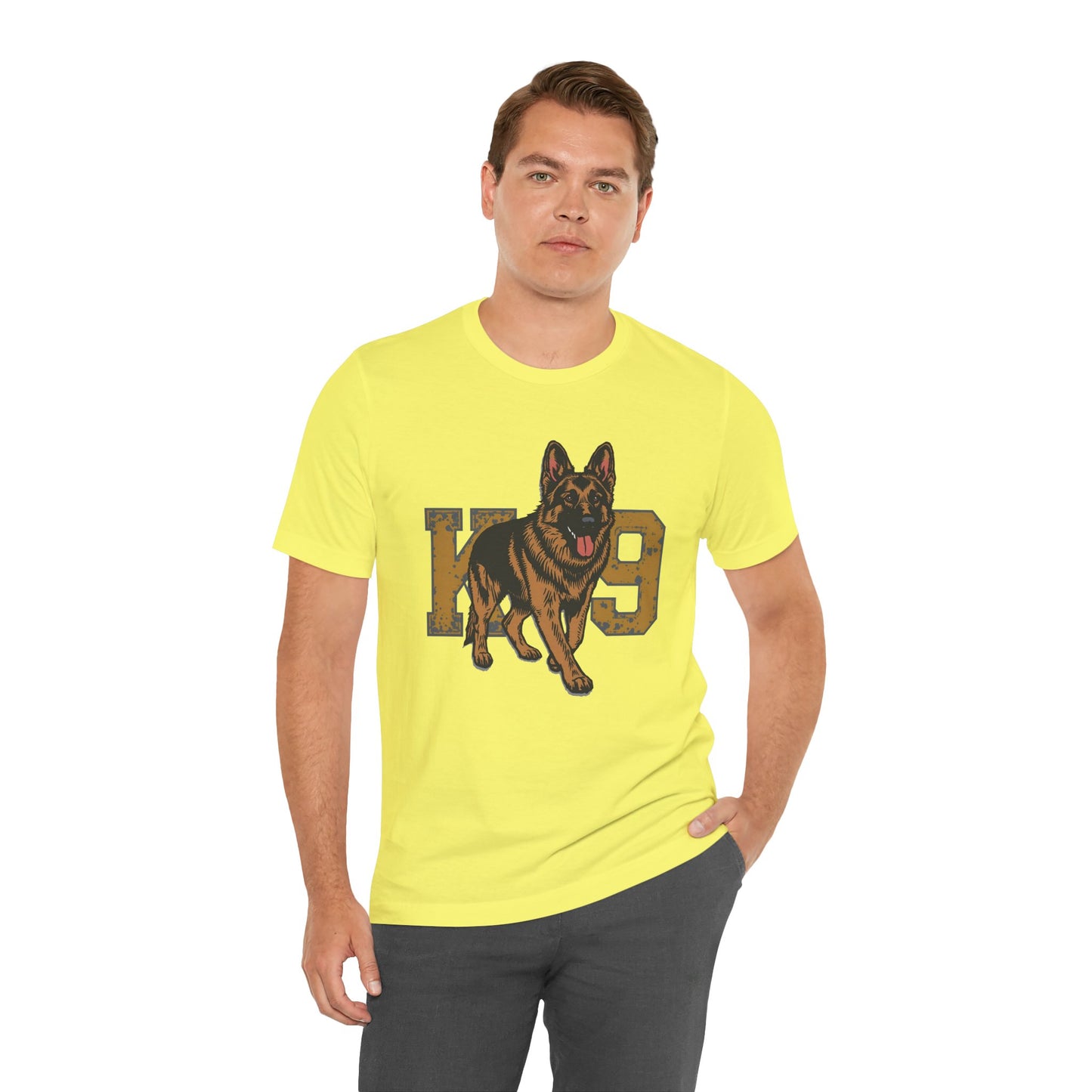 K9 Dog Lover German Shepherd Tee, Pet Owner Gift, Unisex Jersey Shirt