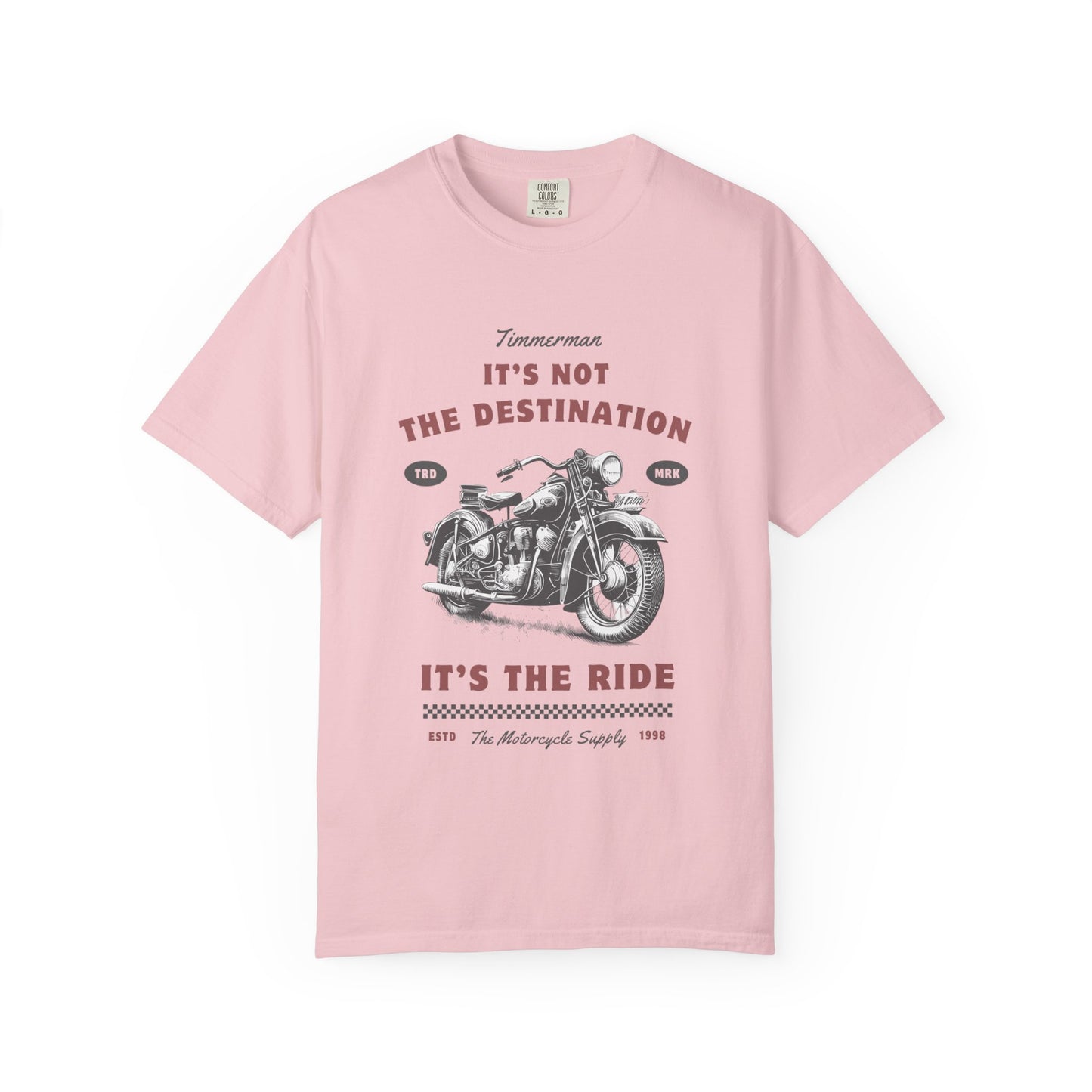 Vintage Motorcycle Ride T-Shirt - It's Not The Destination It's The Ride, Gift for Bikers, Adventure Clothing, Road Trip Outfit