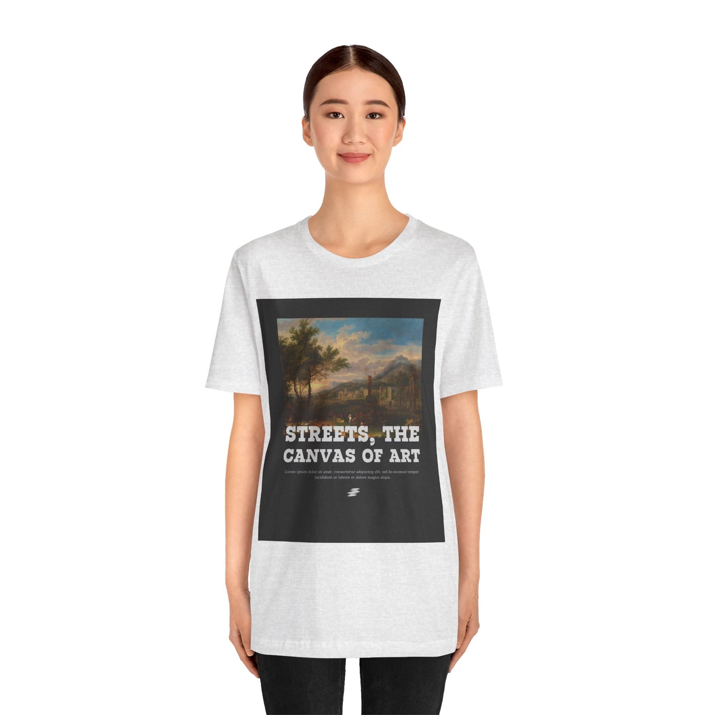 Artistic Graphic Tee - Streets, the Canvas of Art | Unisex Short Sleeve Shirt, Gift for Artists, Art Lovers, Casual Wear, Unique Gifts