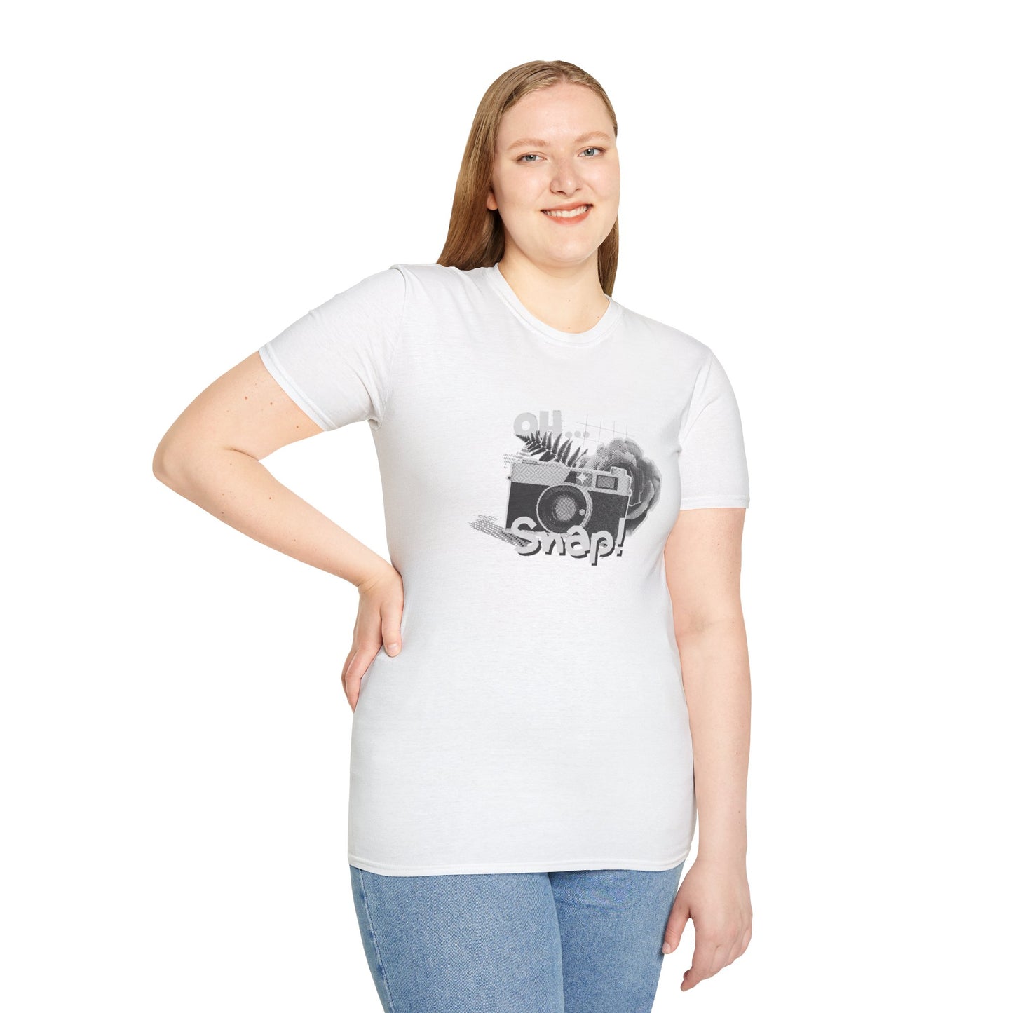 Oh Snap! Graphic T-Shirt, Photography Gift, Unisex Casual Tee, Perfect for Photographers, Photography Lover Apparel