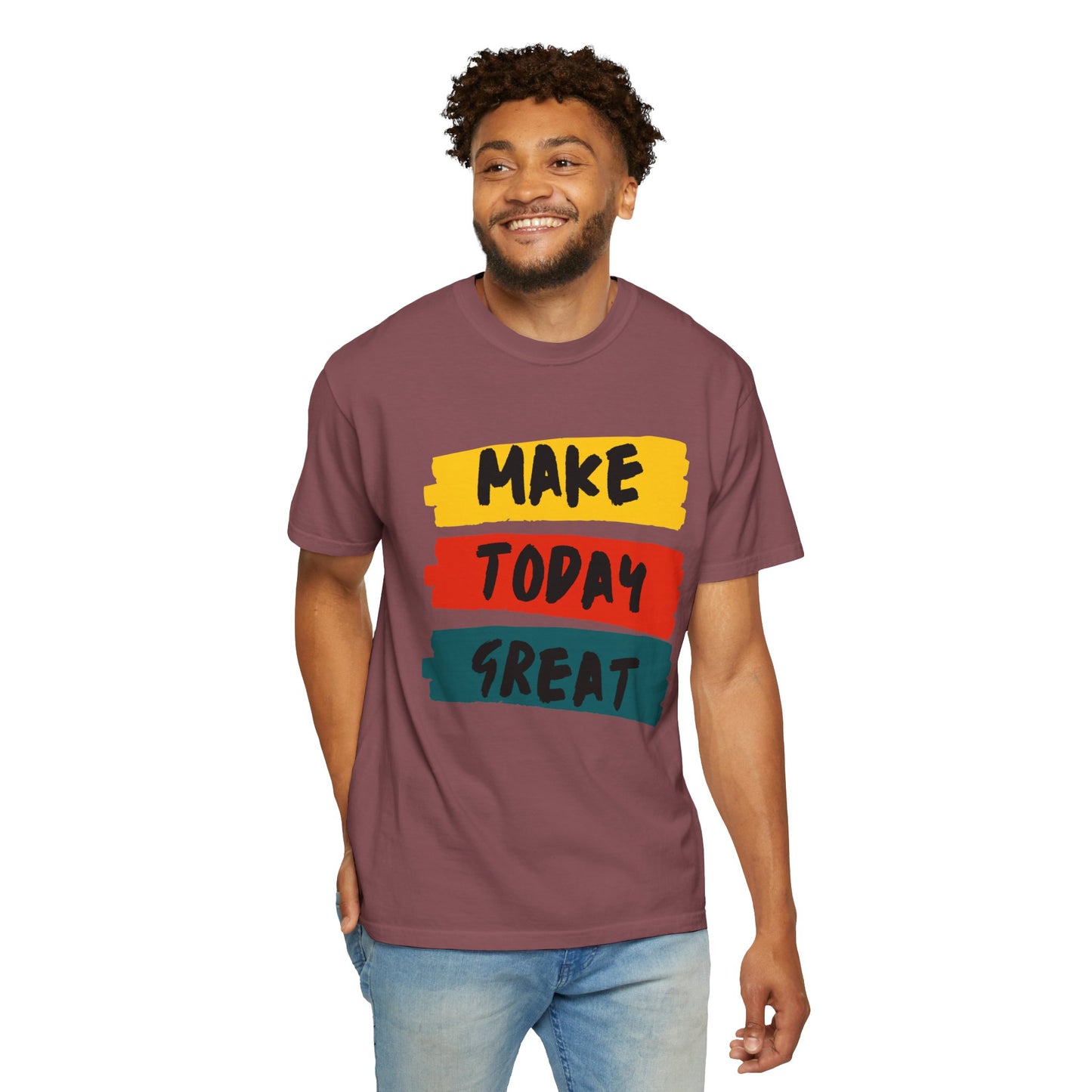 Motivational Unisex T-Shirt - Make Today Great, Casual Wear, Gifts for Her, Gifts for Him, Inspirational Tee, Everyday Comfort