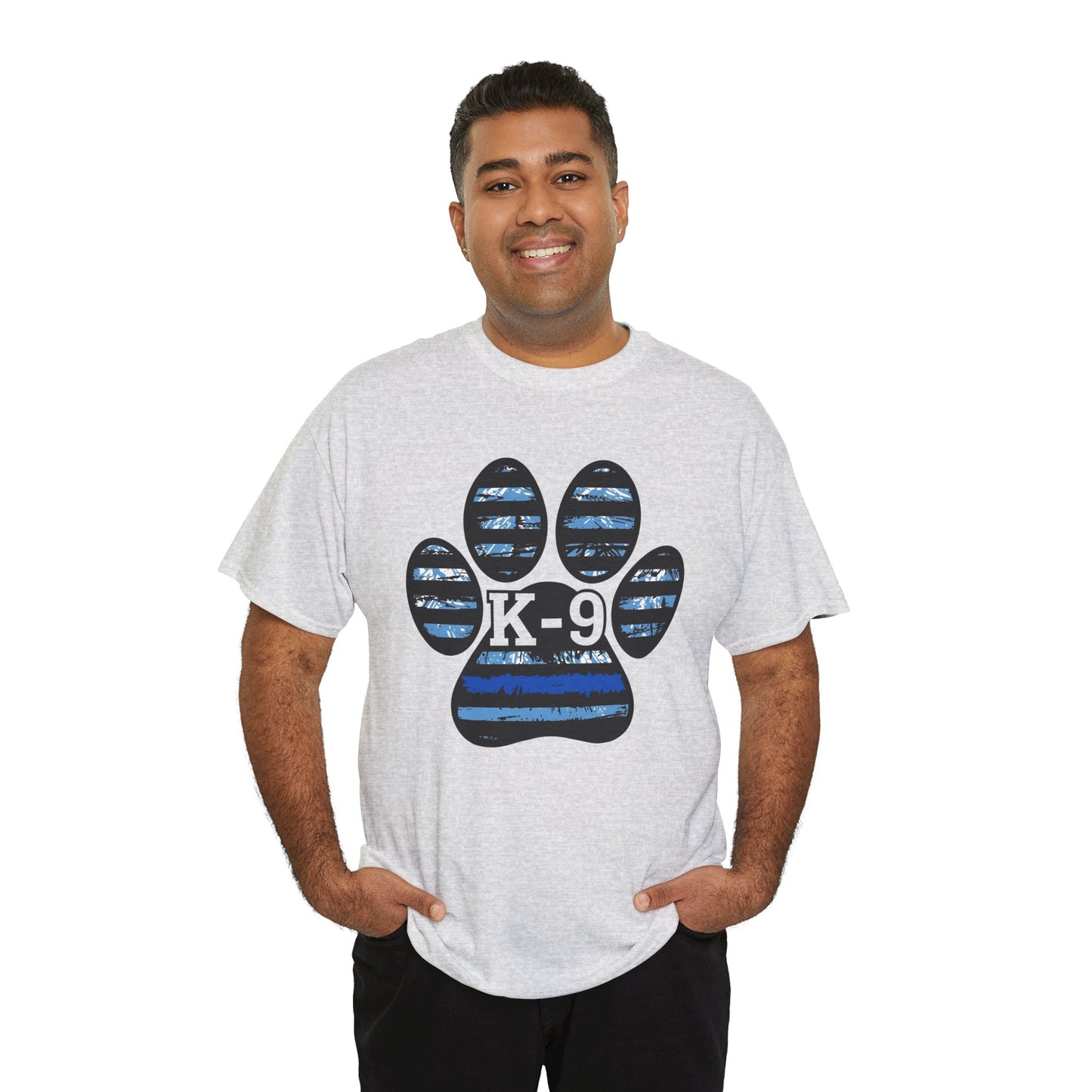 K-9 Paw Print Tee – Unisex Cotton Tee for Dog Lovers, Pet Owners, Animal Rescue Supporters
