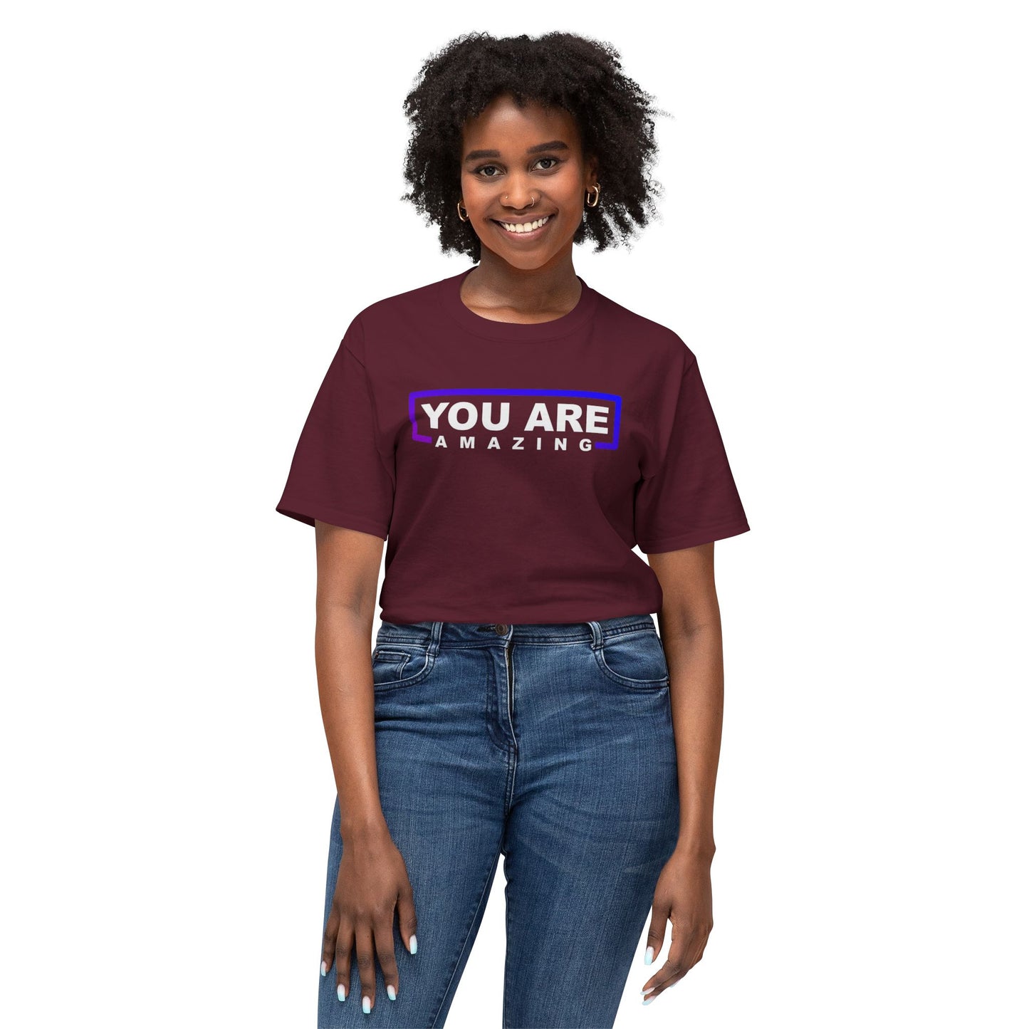 You Are Amazing Inspirational Quote T-Shirt, Motivational Gift, Casual Wear, Affirmation Apparel, Birthday Gift, Positive Vibes Clothing
