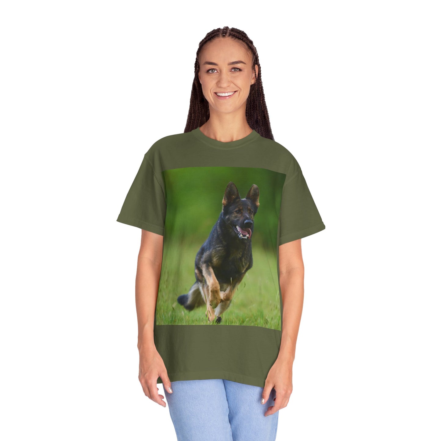 Unisex German Shepherd Lover T-Shirt – Nature Inspired, Perfect for Pet Owners