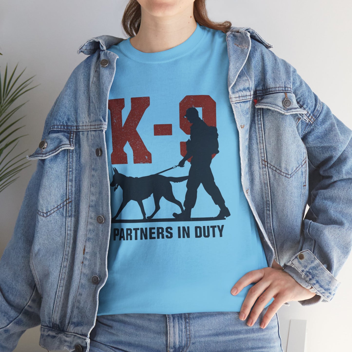 K-9 Partners in Duty Tee, Dog Handler T-Shirt, Dog Lover Tee, Police Dog Apparel, Dog Owner T-Shirt