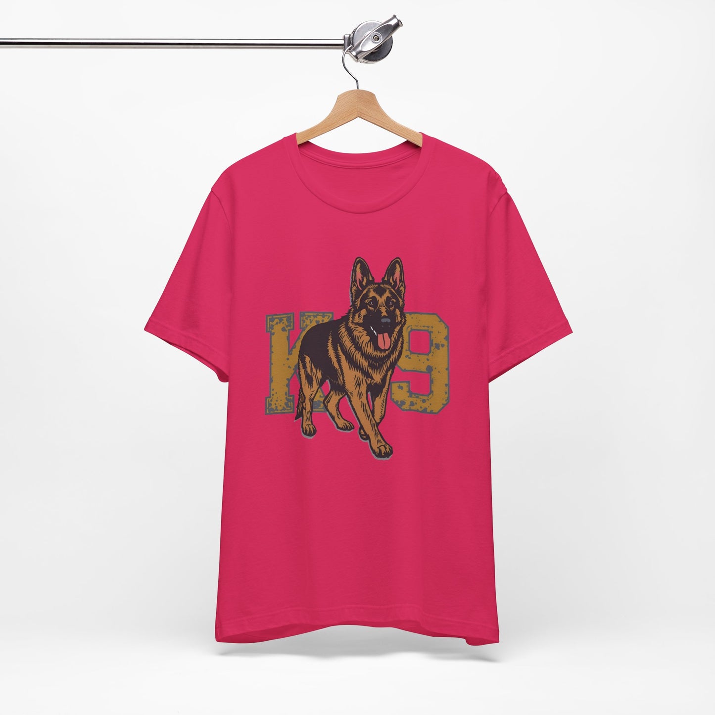 K9 Dog Lover German Shepherd Tee, Pet Owner Gift, Unisex Jersey Shirt