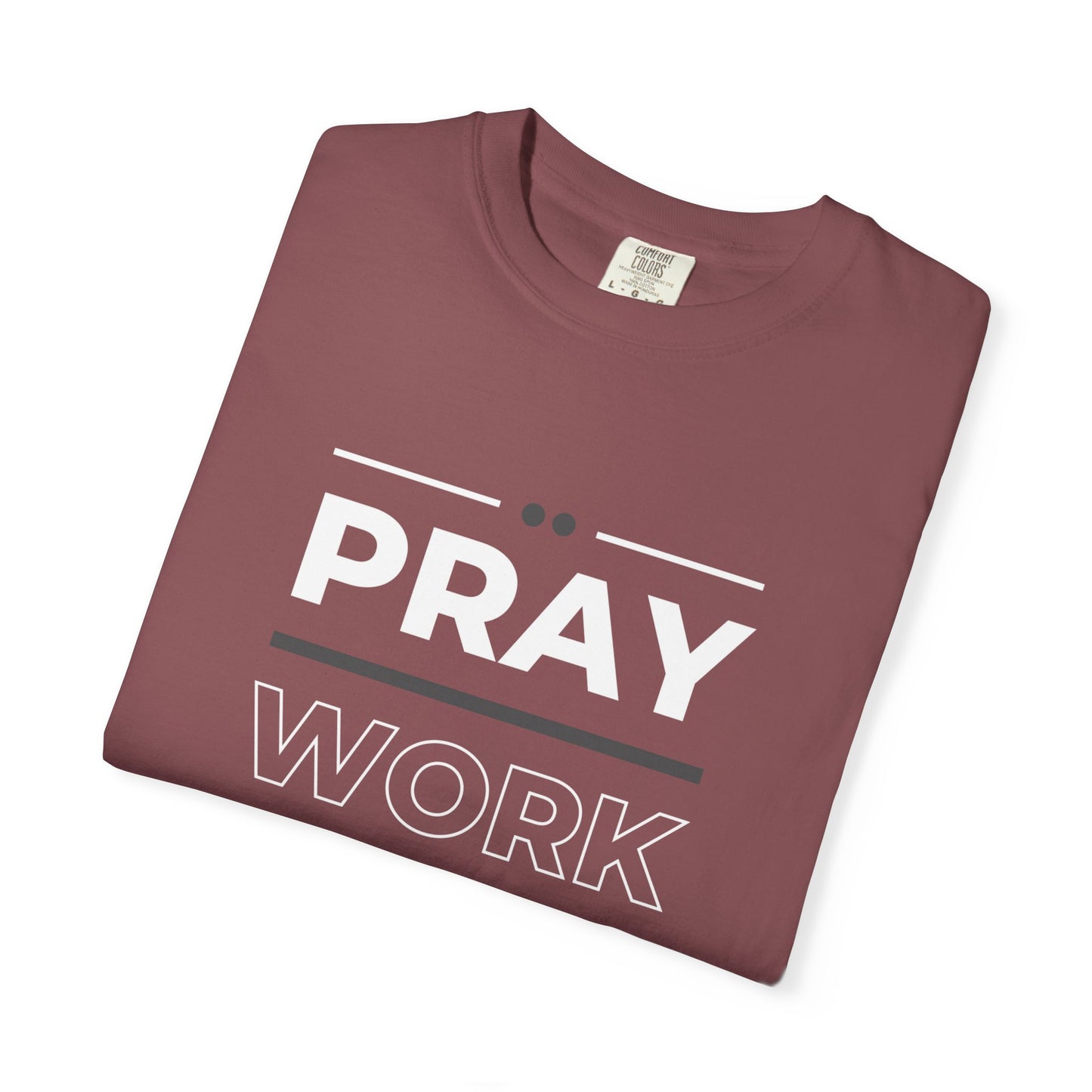 Faith-Inspired Garment-Dyed T-shirt, Inspirational Tee, God Trust Shirt, Religious Apparel, Motivational Gift, Unisex Fashion