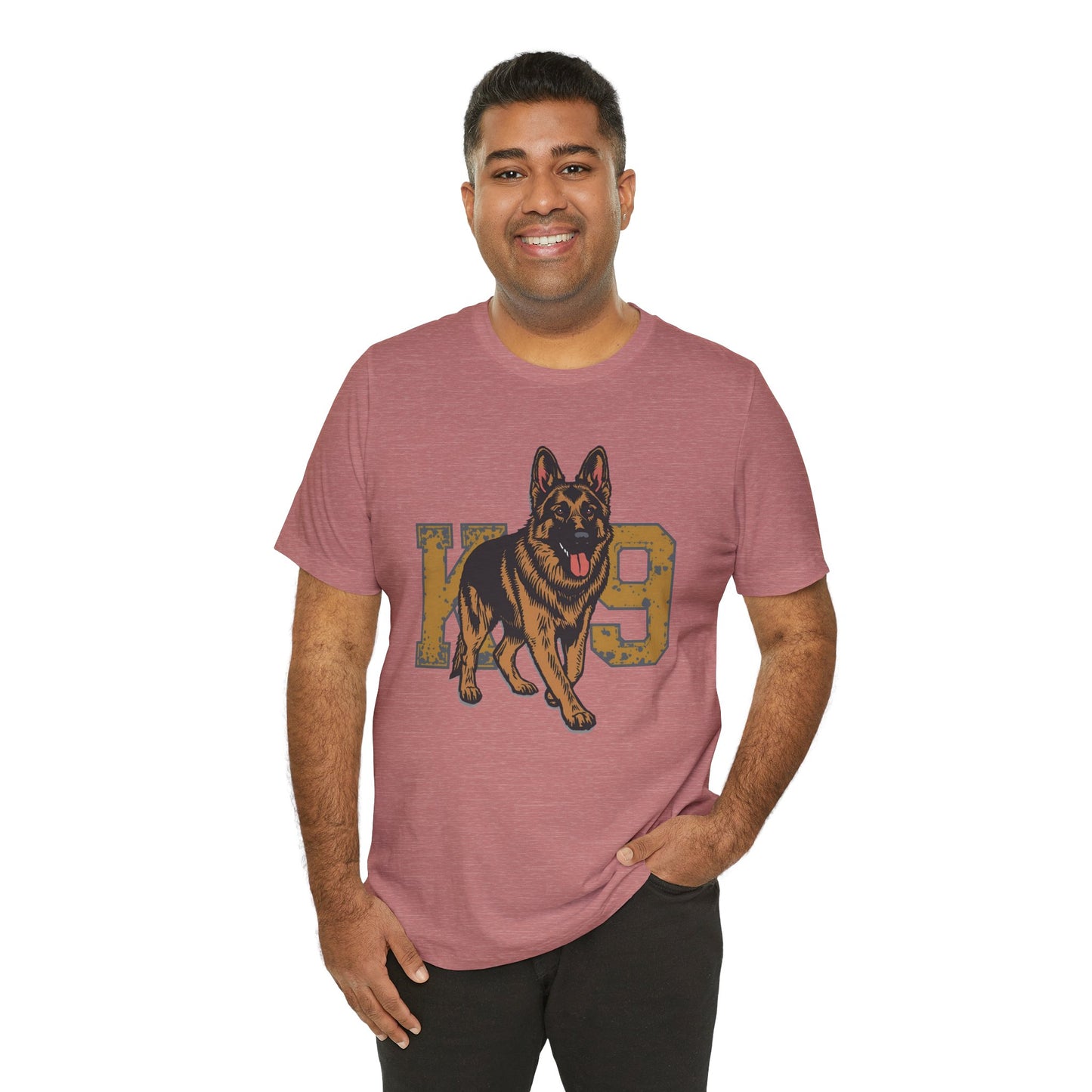 K9 Dog Lover German Shepherd Tee, Pet Owner Gift, Unisex Jersey Shirt