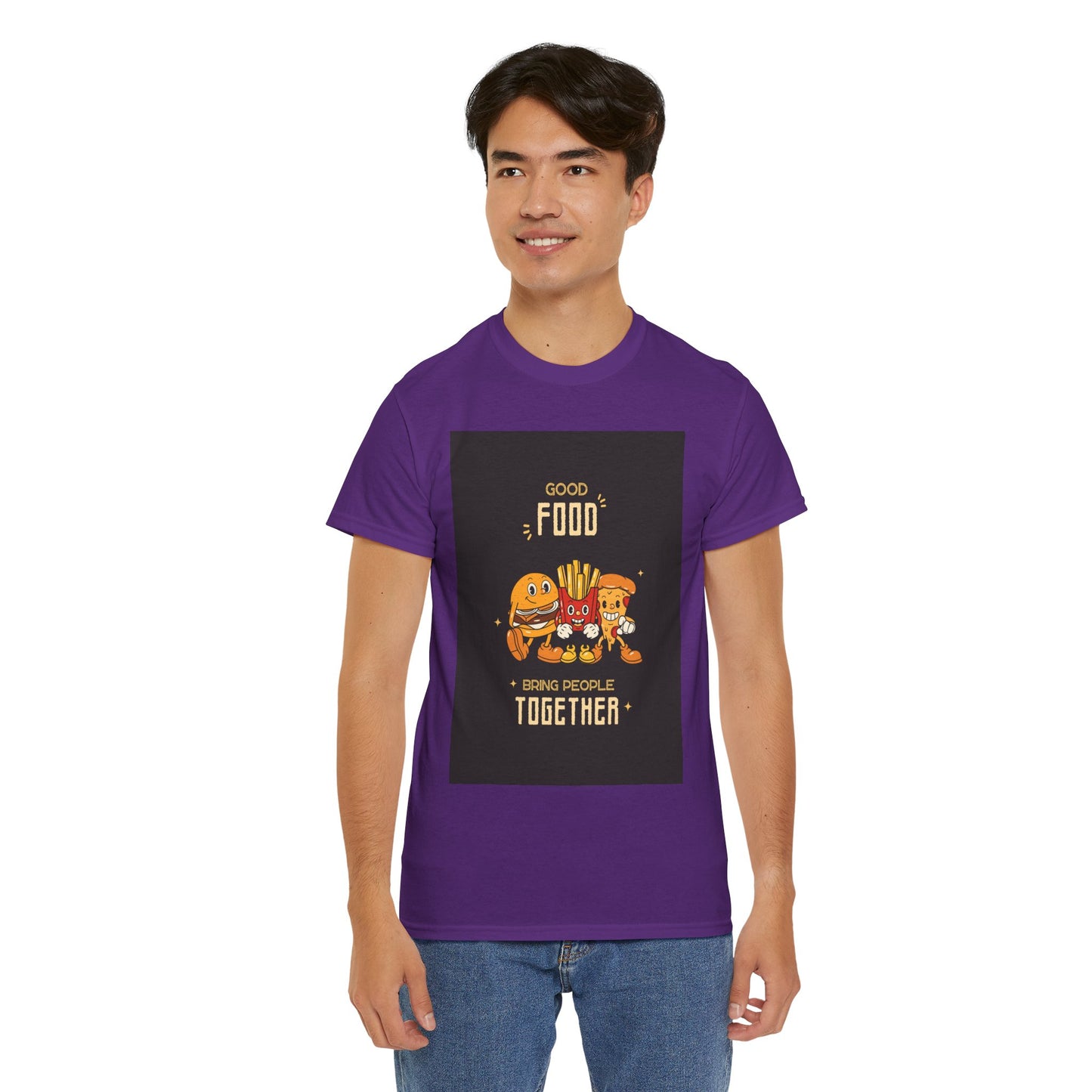 Good Food Unisex Tee | Fun Foodie Shirt, Gift for Food Lovers, Casual Wear, Kitchen Humor, BBQ Party
