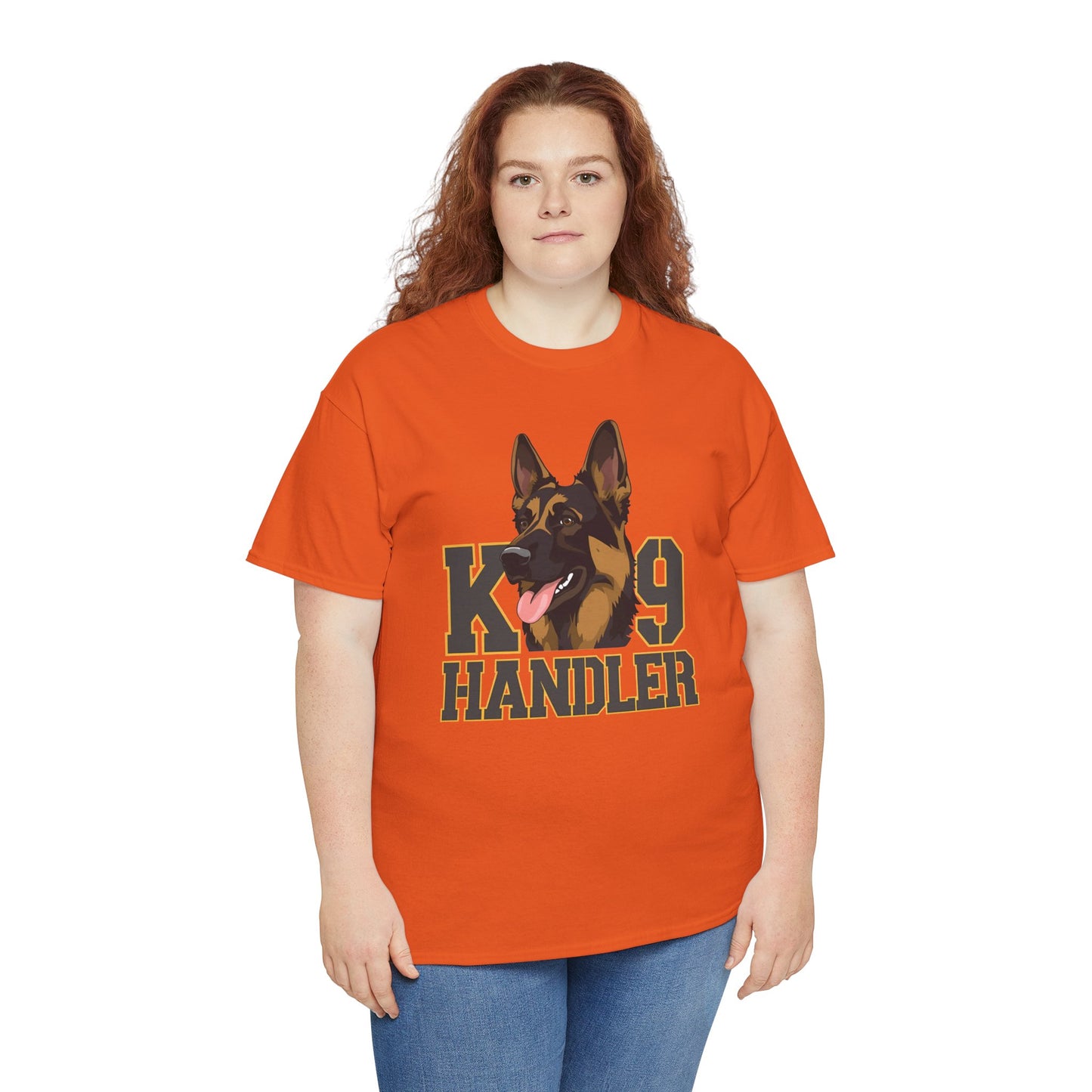 German Shepherd K9 Handler Tee, Perfect for Dog Lovers, Gift for Pet Owners, Unisex Cotton T-Shirt