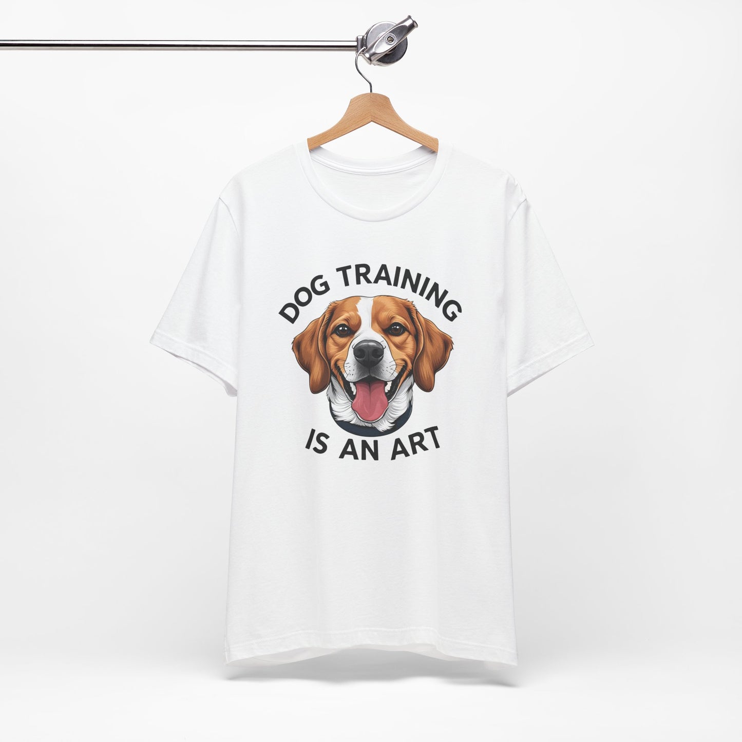 Dog Training is An Art Tee - Unisex Jersey Short Sleeve, Gift for Dog Lovers, Training T-Shirt, Dog Owner Apparel, Cute Canine Shirt