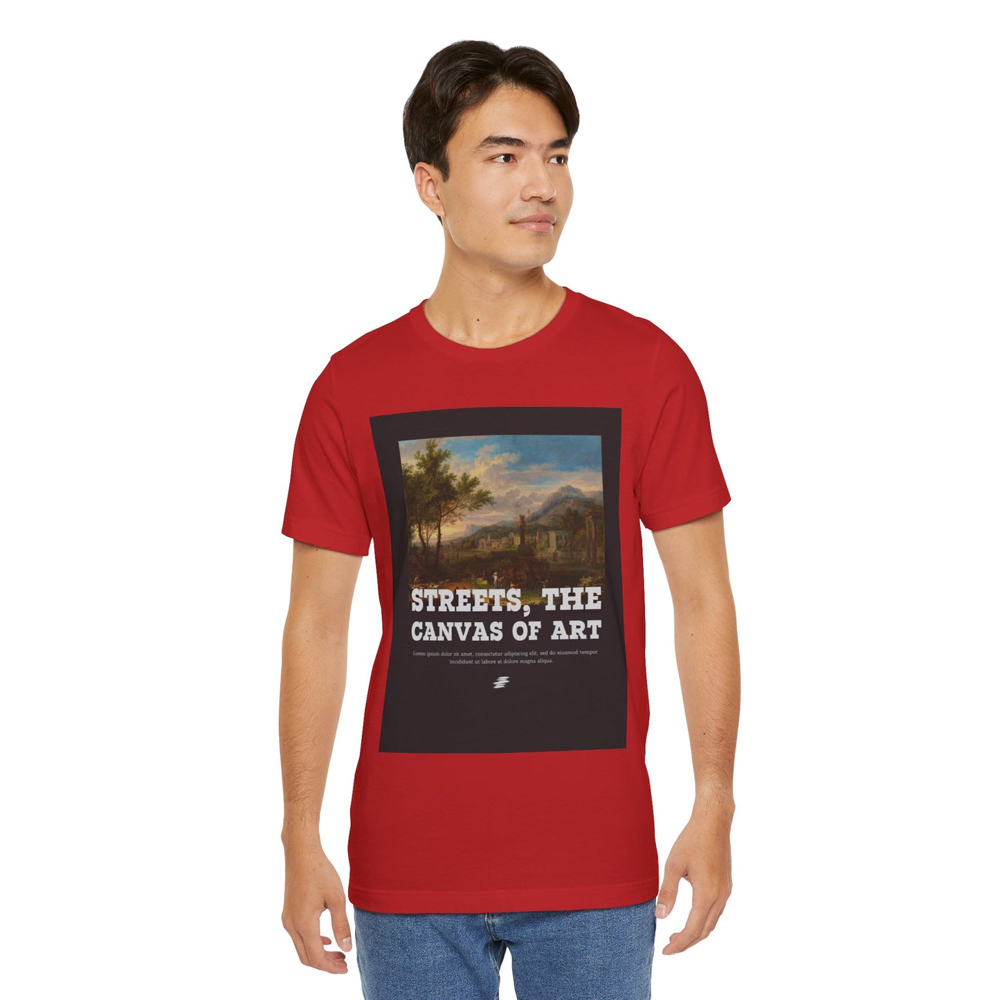 Artistic Graphic Tee - Streets, the Canvas of Art | Unisex Short Sleeve Shirt, Gift for Artists, Art Lovers, Casual Wear, Unique Gifts