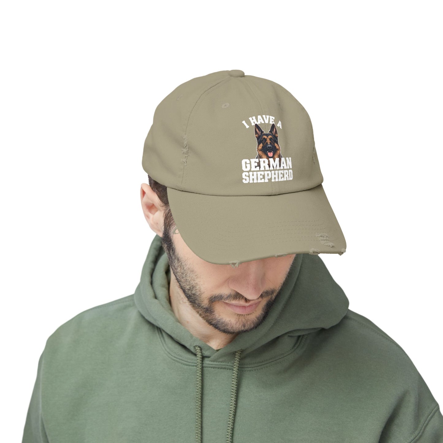 Dog Lover's Distressed Hat - I Have a German Shepherd