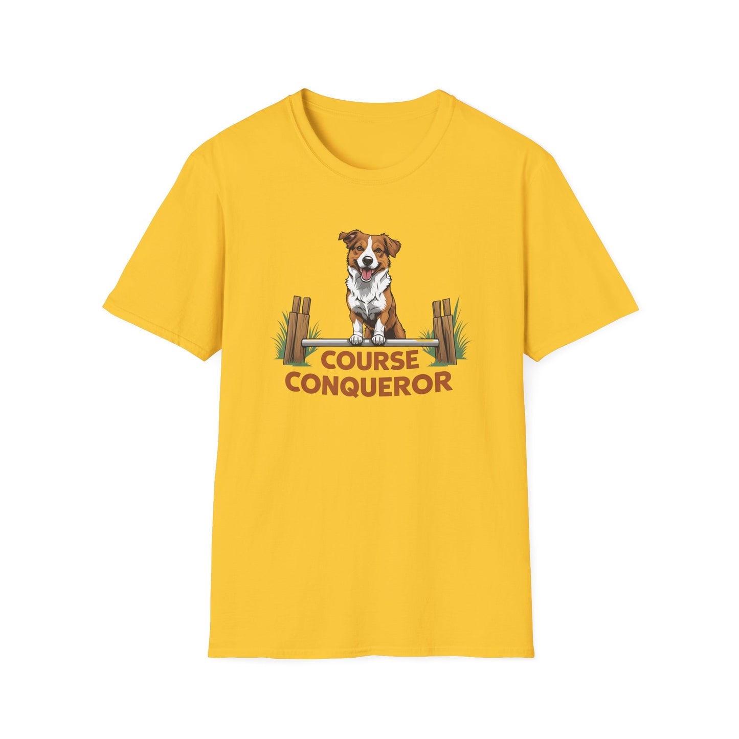Course Conqueror Dog Training Shirt | Dog Owner Gift, Casual Wear, Funny Pet Apparel, Canine Enthusiast Top
