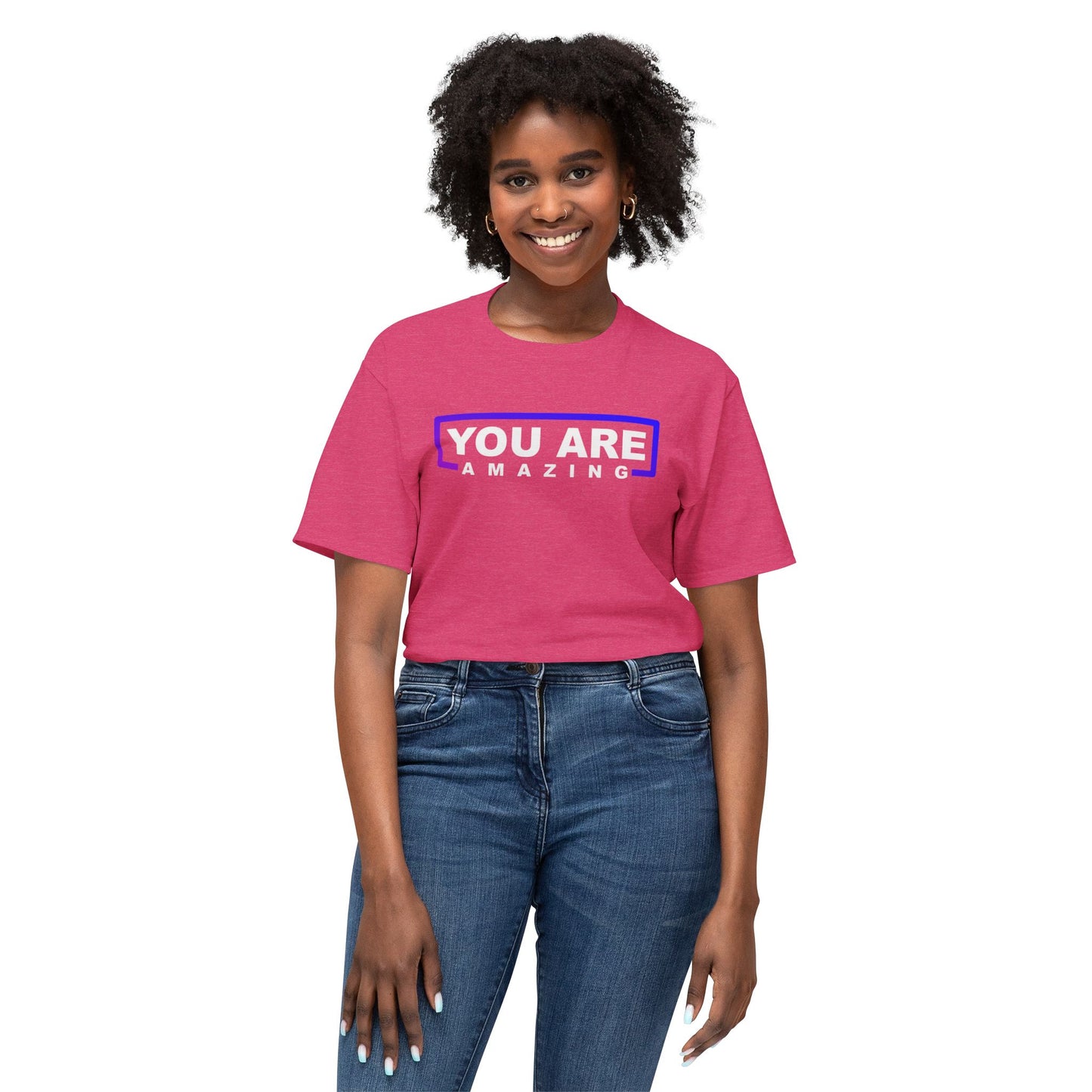You Are Amazing Inspirational Quote T-Shirt, Motivational Gift, Casual Wear, Affirmation Apparel, Birthday Gift, Positive Vibes Clothing